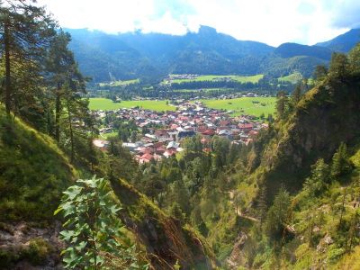 015-Blick auf Reit im Winkl vom Hausbachfall-Klettersteig